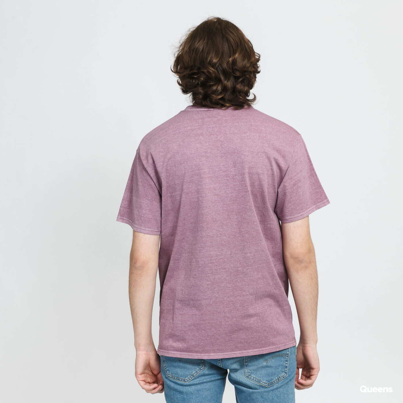 Tričká HUF X Pleasures Dyed Tee Purple
