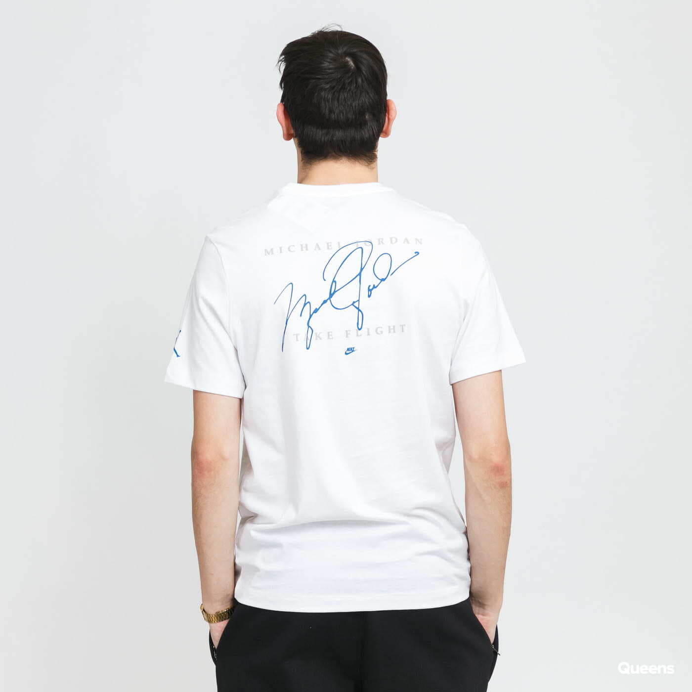 T-shirts Jordan M J FLT Essential JDN Air GFX Crew White