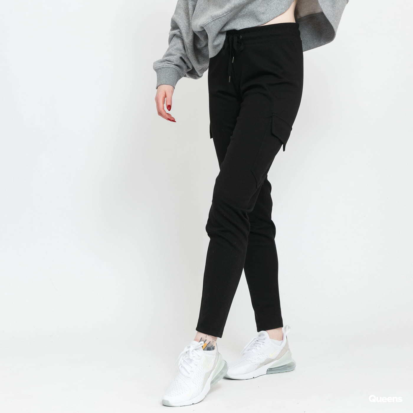 Sweatpants Noisy May NMSEJLA NW Cargo Legging Black