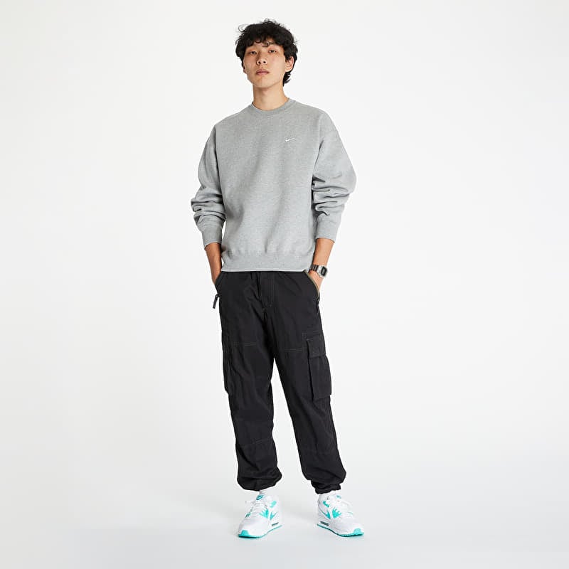 Džemperis Nike Nrg SoloSwoosh Crew Fleece Dk Grey Heather/ White