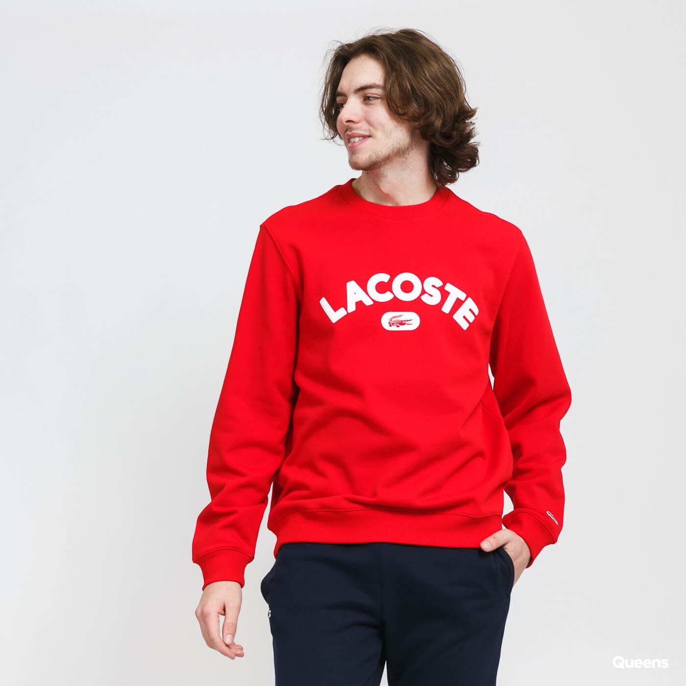 Lacoste Logo Sweatshirt Red