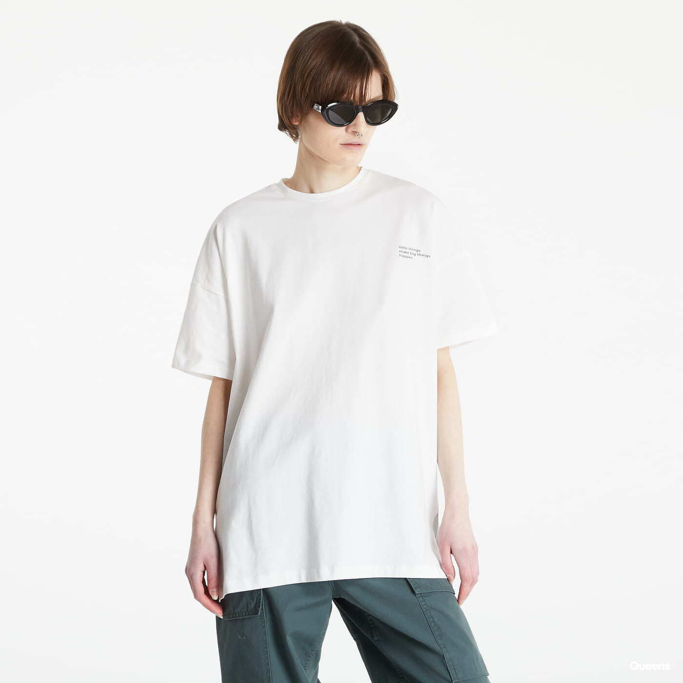 T-shirts Noisy May NMLOUI S/S Top White