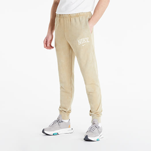 Nike sweatpants beige sale