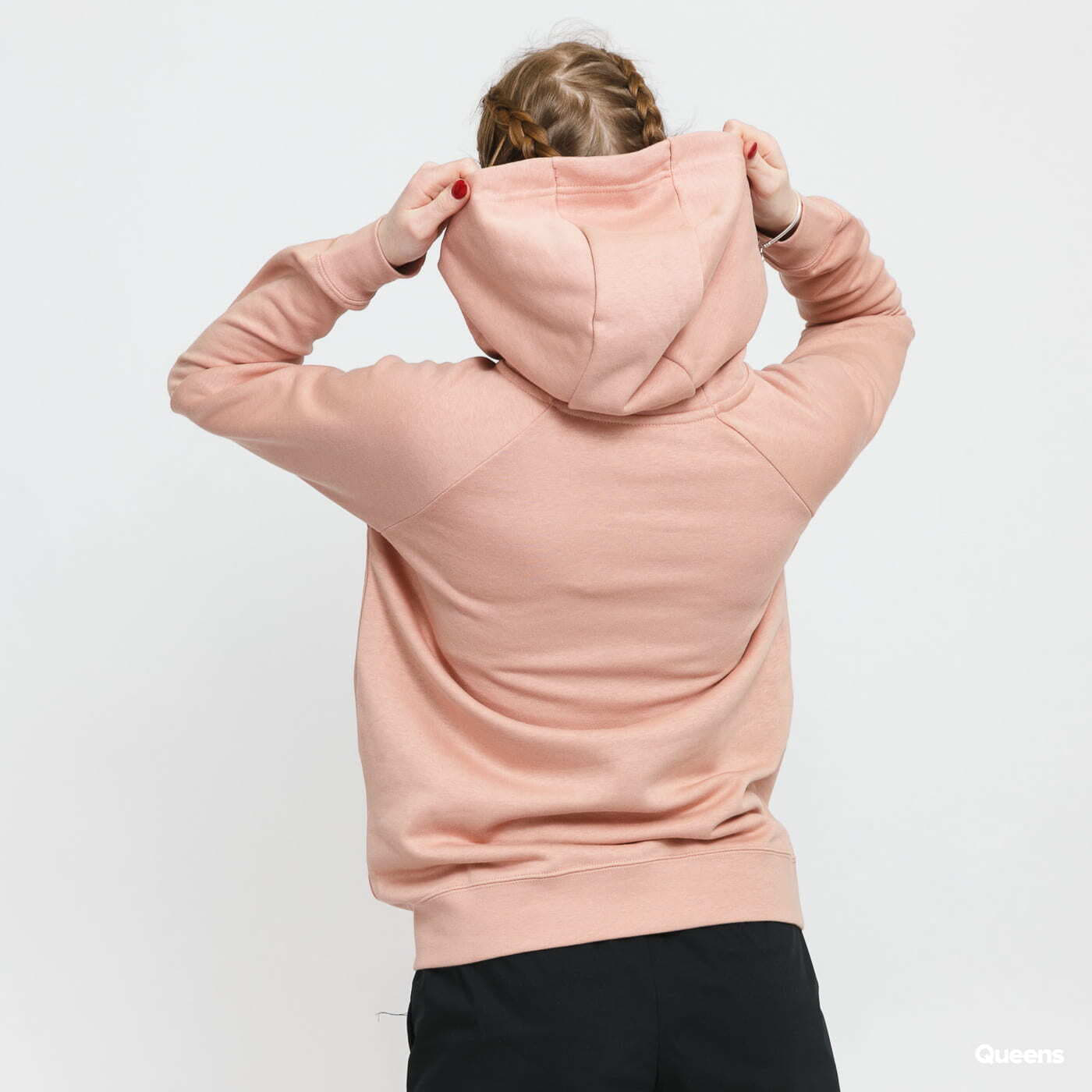 Light pink store nike hoodie womens