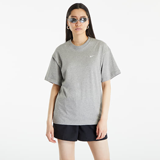 T-shirts Nike M NK Solo Swoosh SS Knit Top Grey | Queens