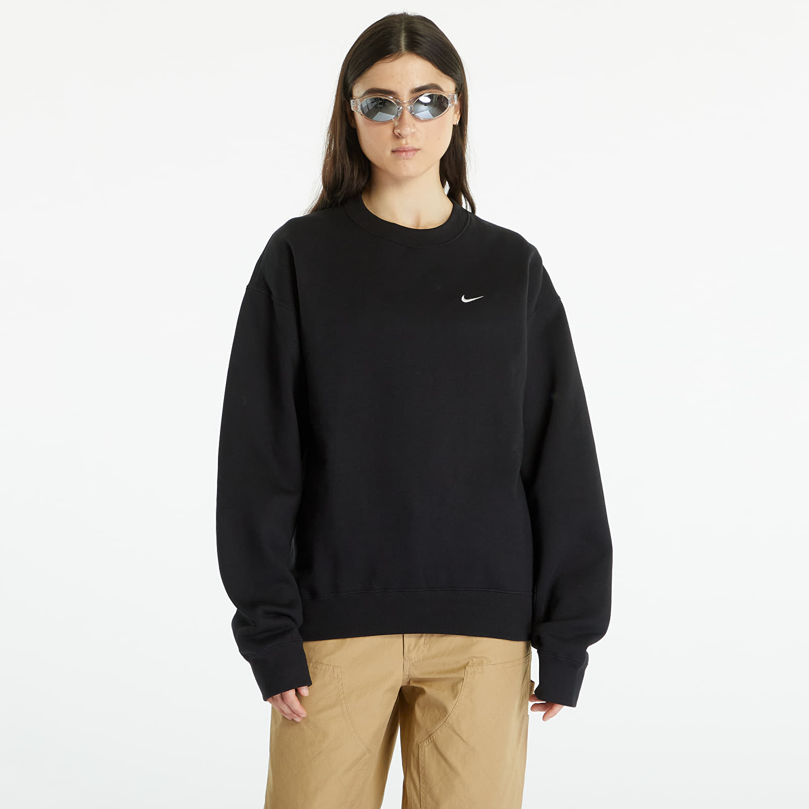 Hoodies and sweatshirts Nike NRG Fleece Crewneck Black Queens