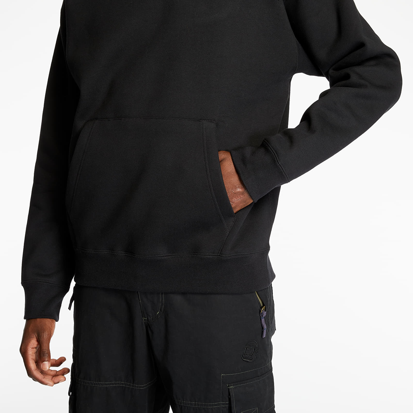 Hoodies and sweatshirts NikeLab Fleece Hoodie Black White Queens