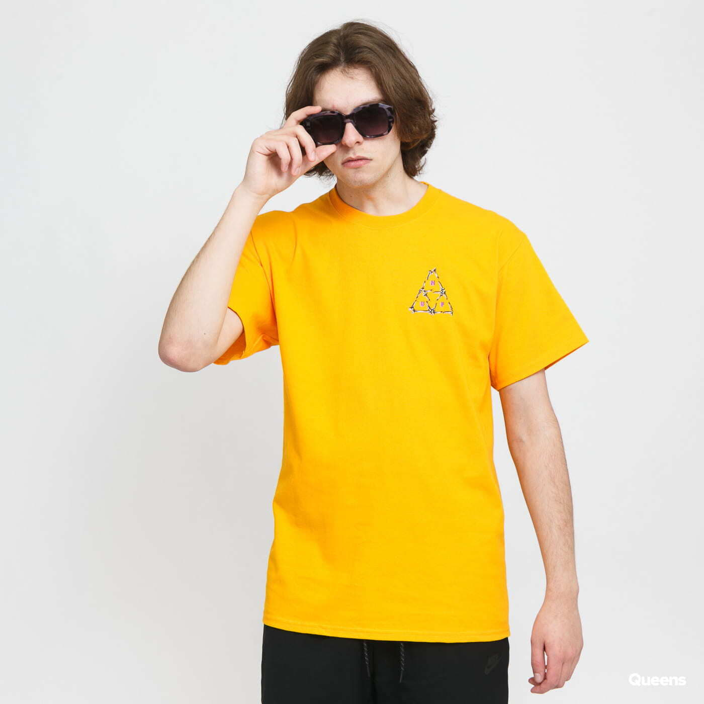 T-Shirts HUF Broken Bones TT Tee Yellow