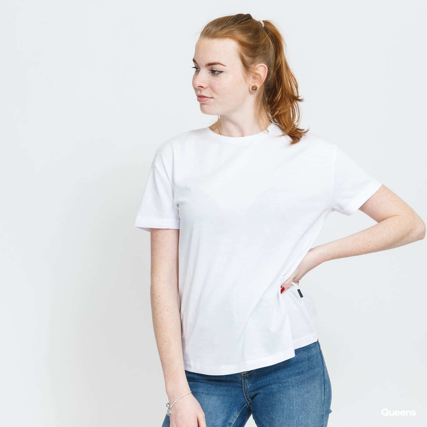 Trička Noisy May NMBRANDY S/S Top BG Noos White