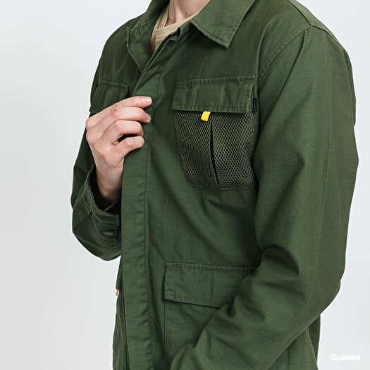 Military shirt jacket mens discount