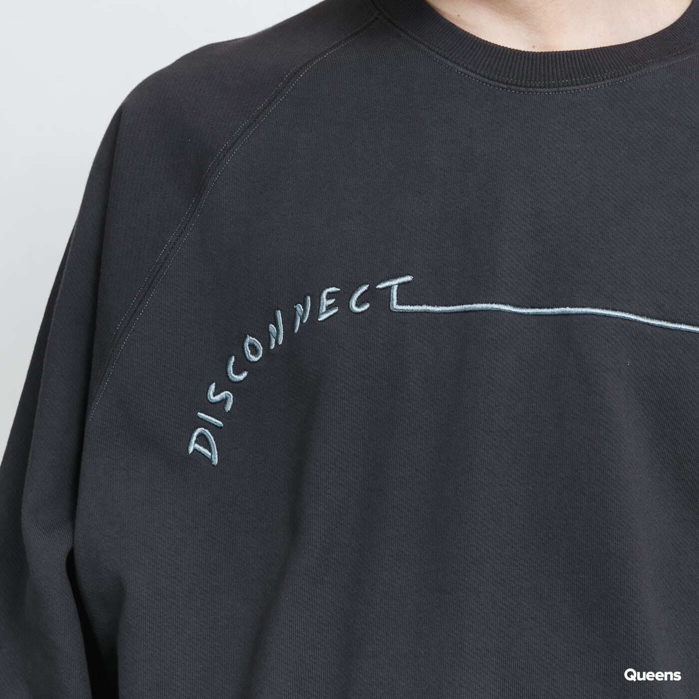 Mikiny PREACH Lined Raglan Crew Dark Grey