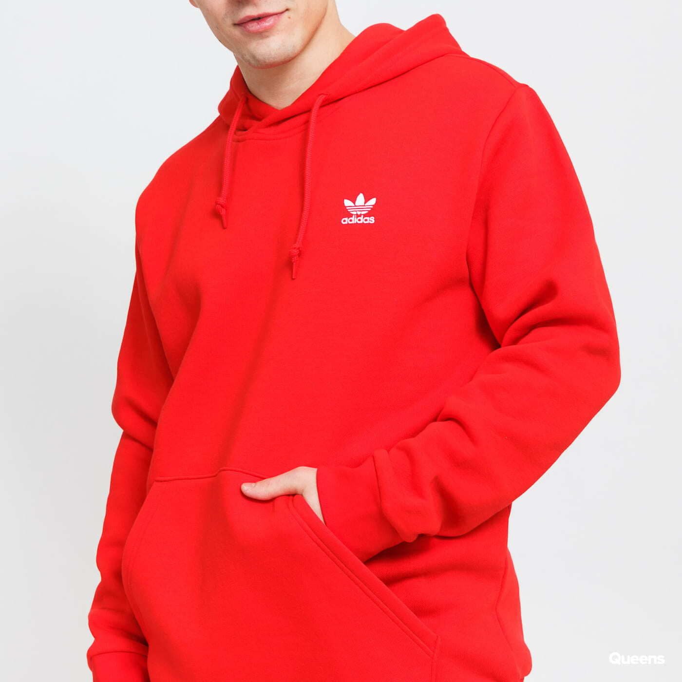 Hoodies and sweatshirts  adidas Originals Essetial Hoody Red