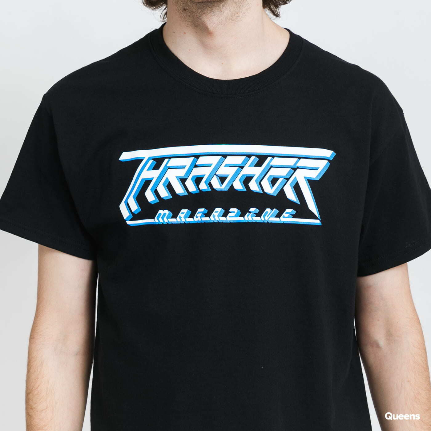 T-shirts Thrasher Future Logo Tee černé
