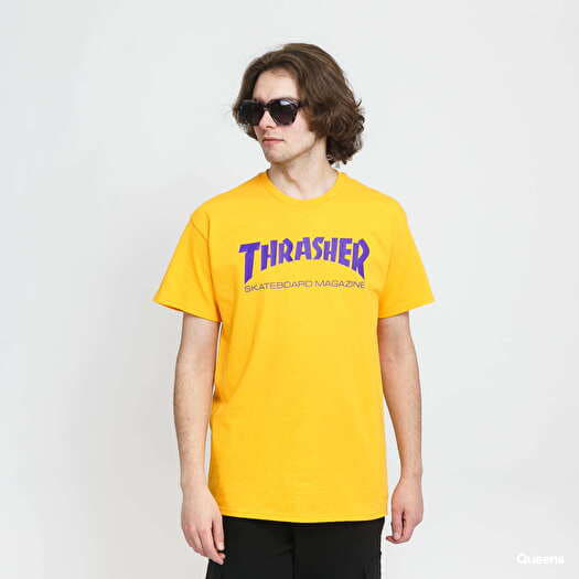 T-shirt Thrasher Skate Mag Tee Yellow