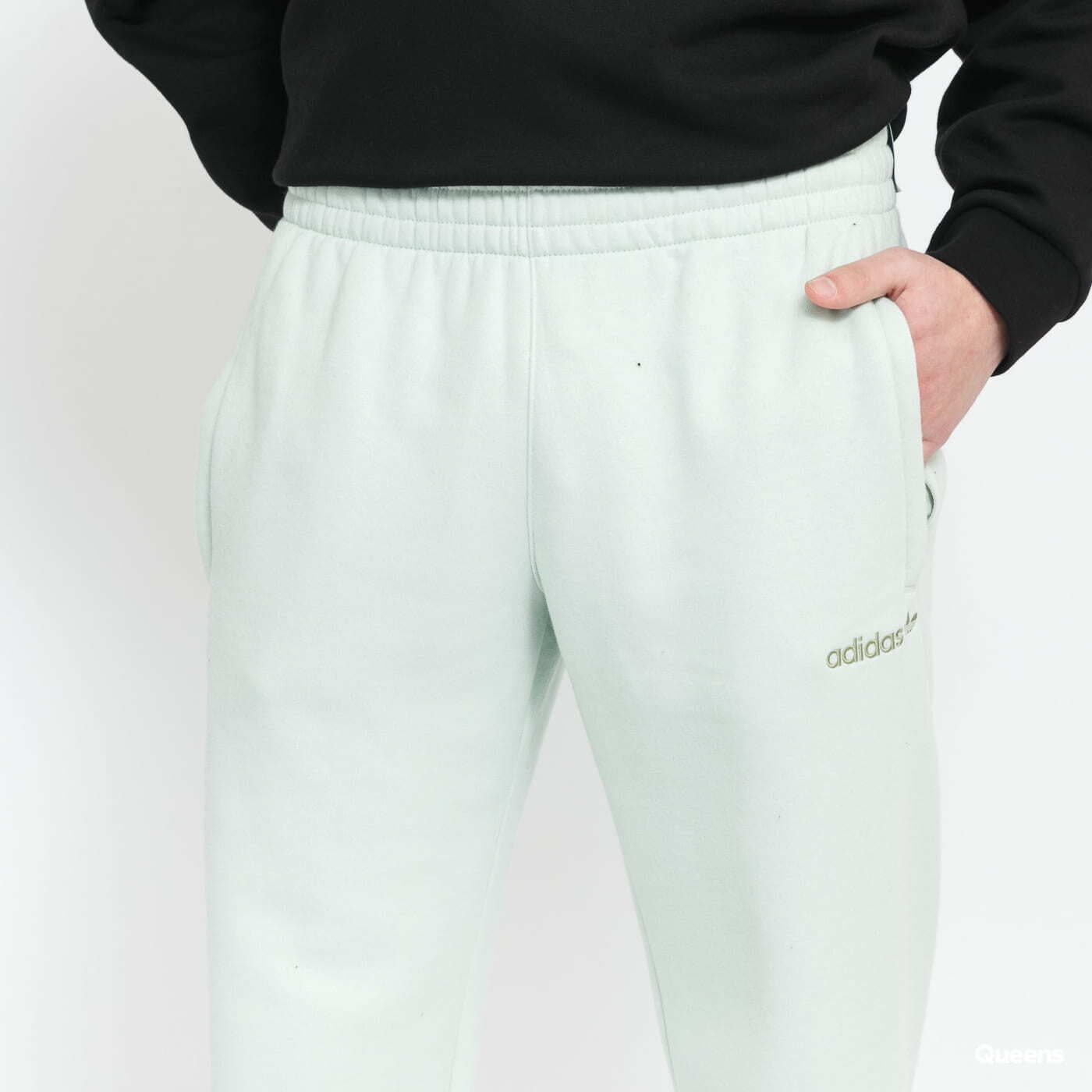 Jogginghosen adidas Originals Trefoil Linear SP Light Mint