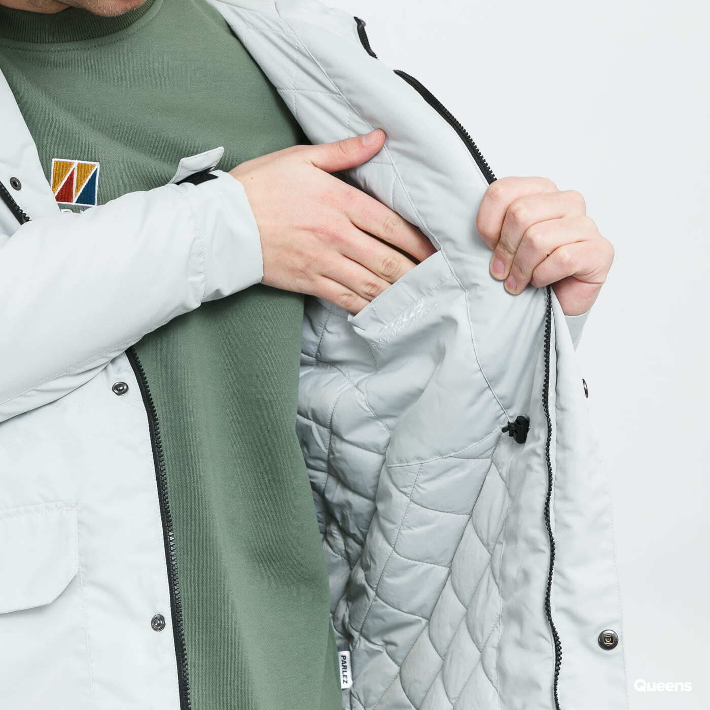 Bundy Parlez Solar Parka Jacket Grey