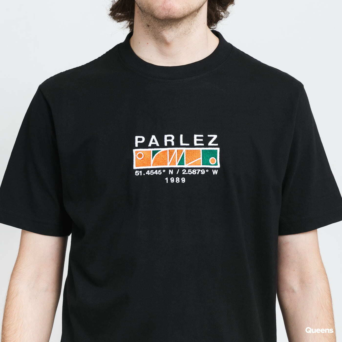 T-shirts Parlez Solaris Tee černé