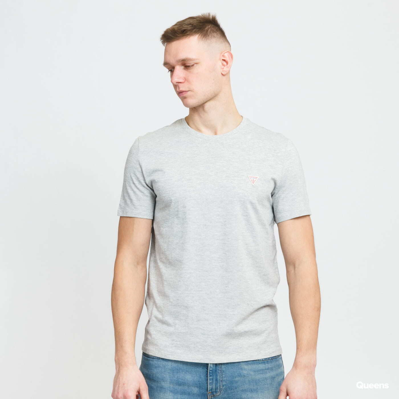 T-Shirts GUESS M Core Tee Melange Grey