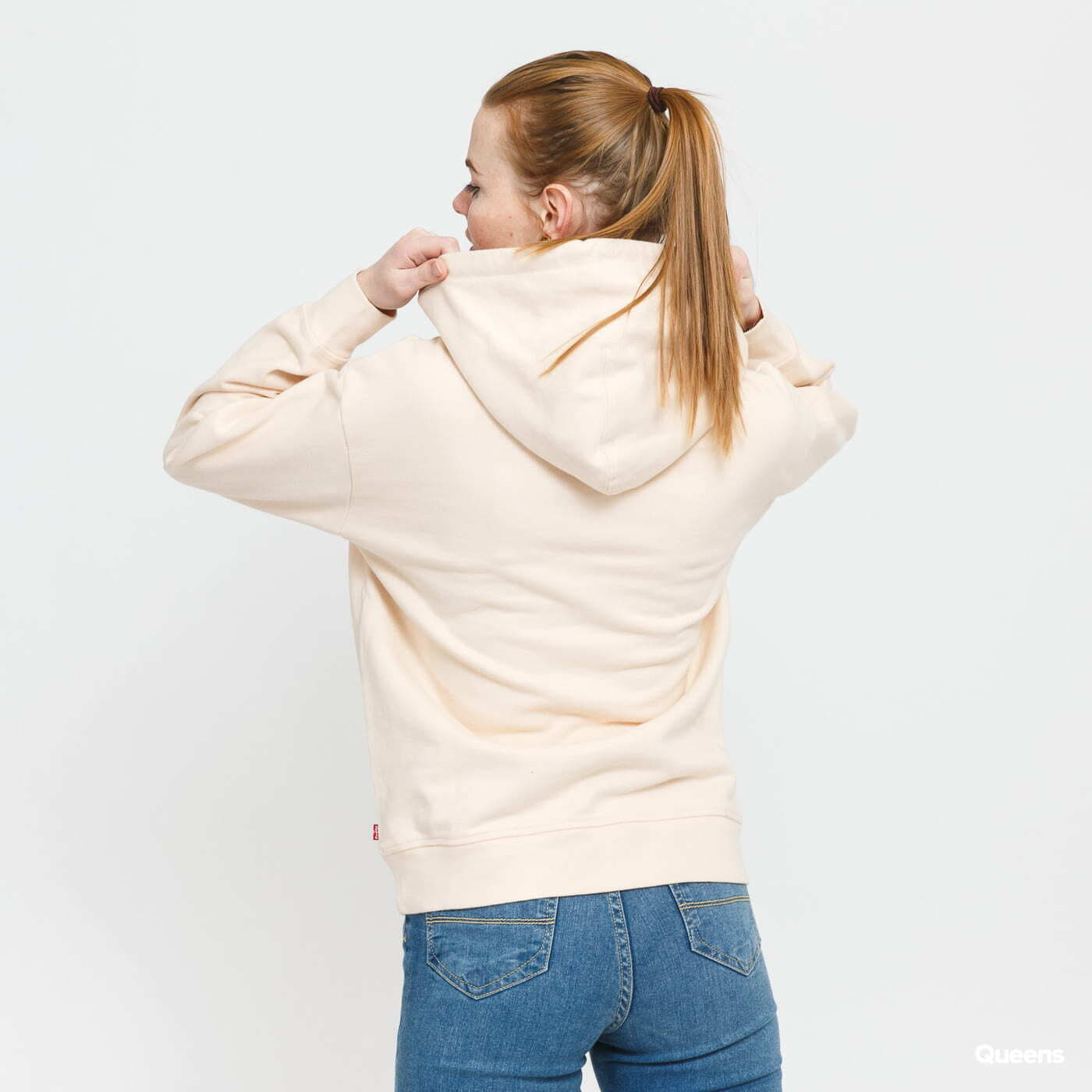 Levi's cream hoodie best sale
