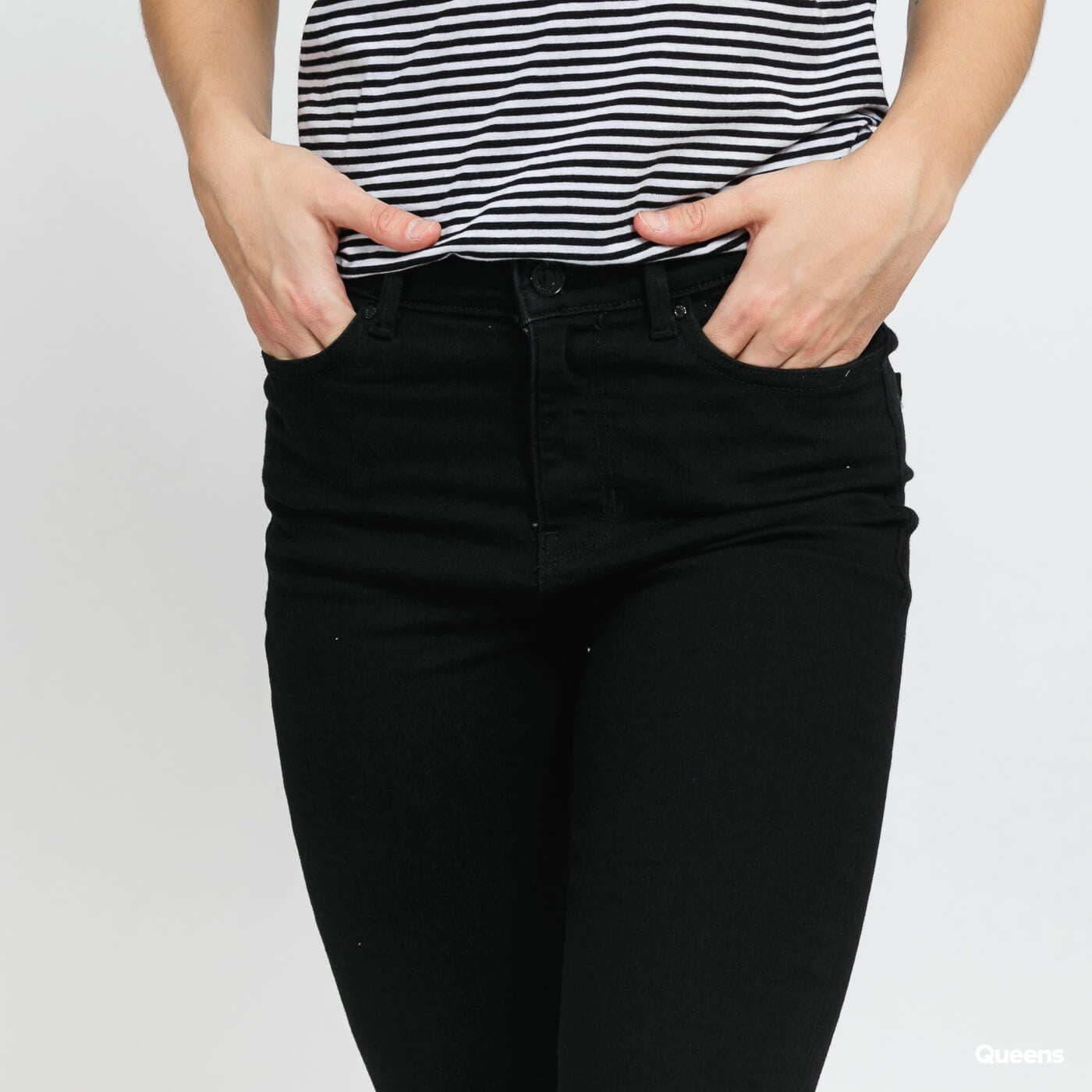 Blugi GUESS W Skinny Jeans Black