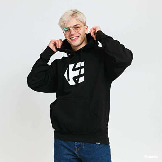 Hoodies and sweatshirts etnies Classic Icon Hoodie Black White