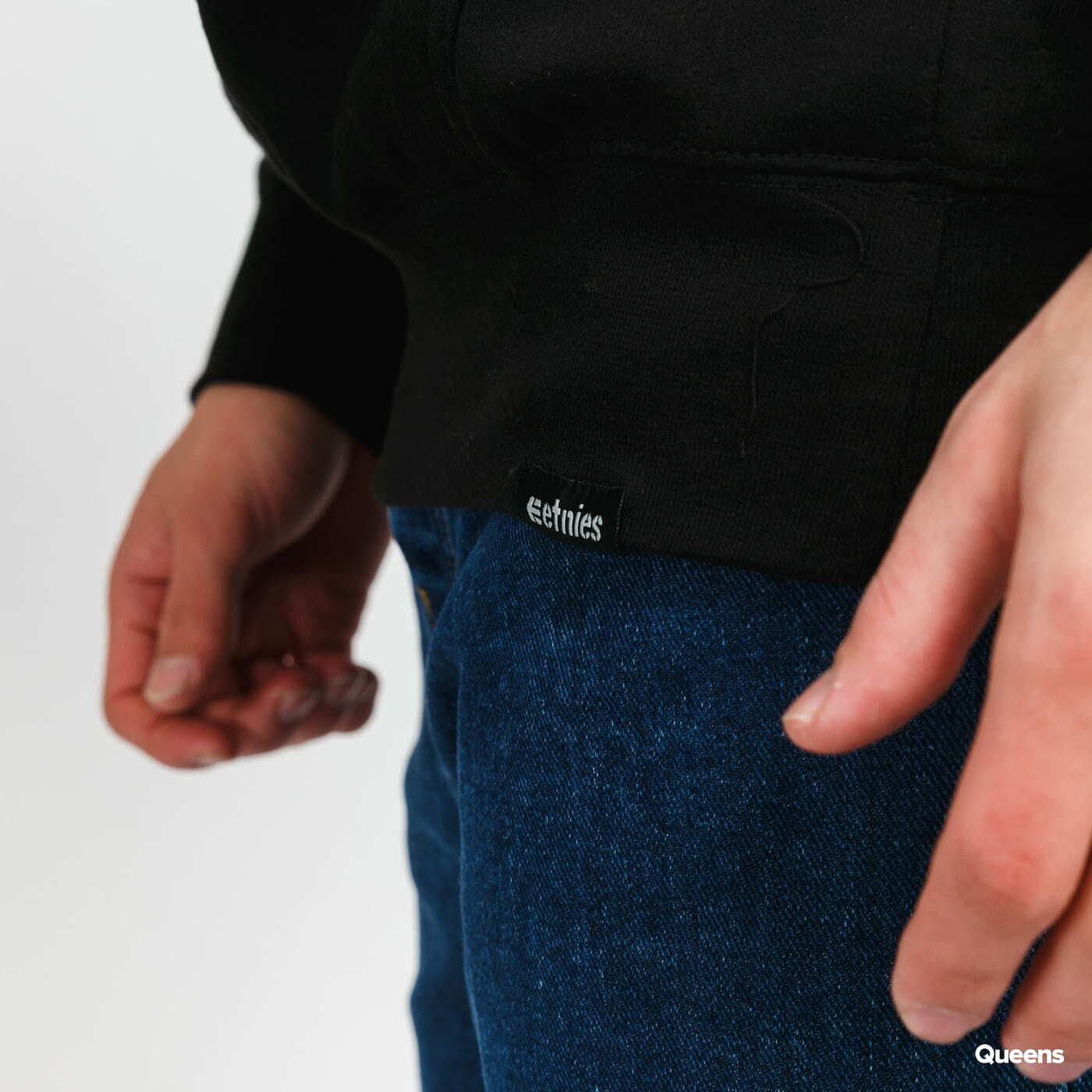 Sudaderas etnies Classic Icon Hoodie Black/ White