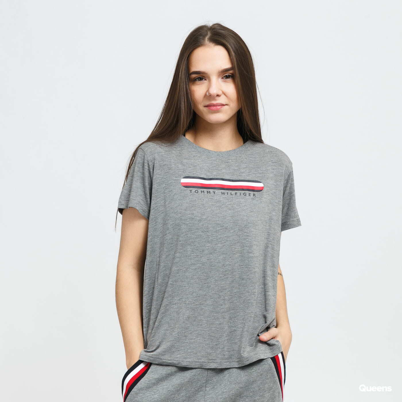 Tricouri Tommy Hilfiger Seacell Tee SS Grey