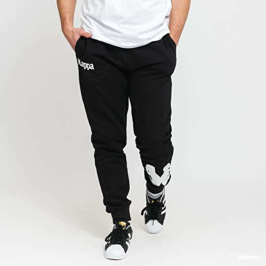 Kappa Men Black Polyester Slim Fit Solid Track Pants_Black_S : Amazon.in:  Clothing & Accessories