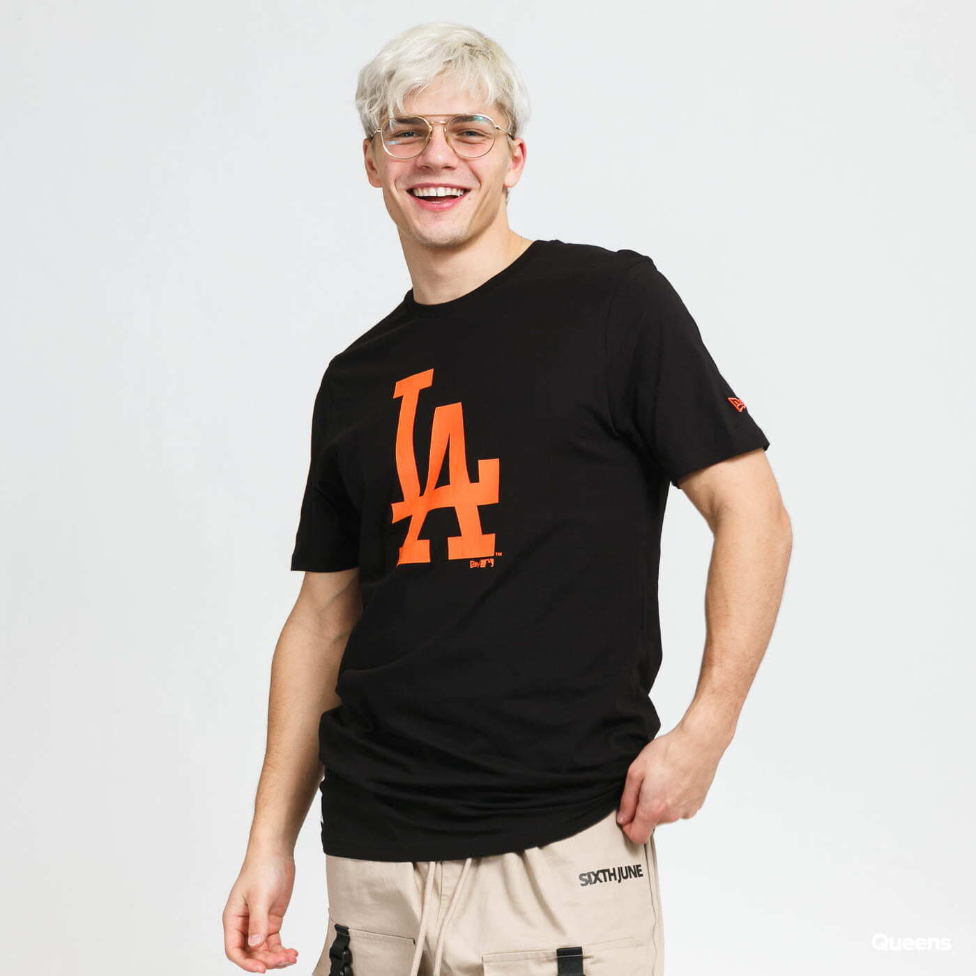 Tricouri  New Era MLB Seasonal Team Logo Tee LA černé
