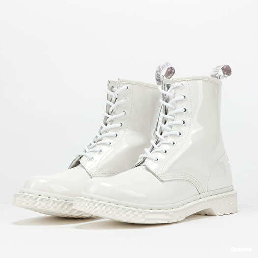 Women s sneakers and shoes Dr. Martens 1460 Mono white patent lamper Queens