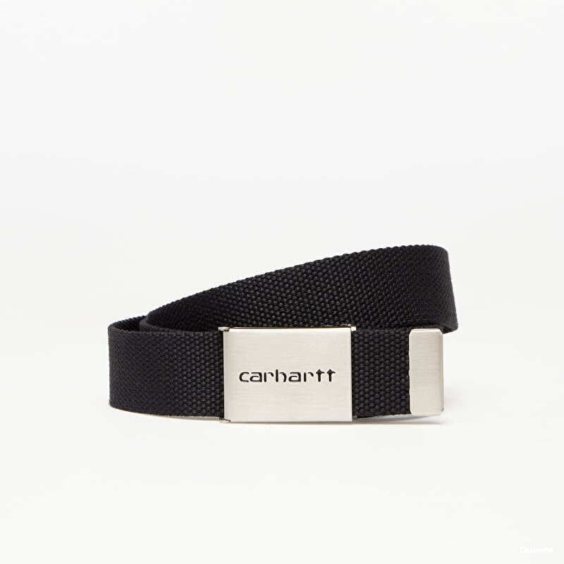 Cinto Carhartt WIP Clip Belt Chrome Black