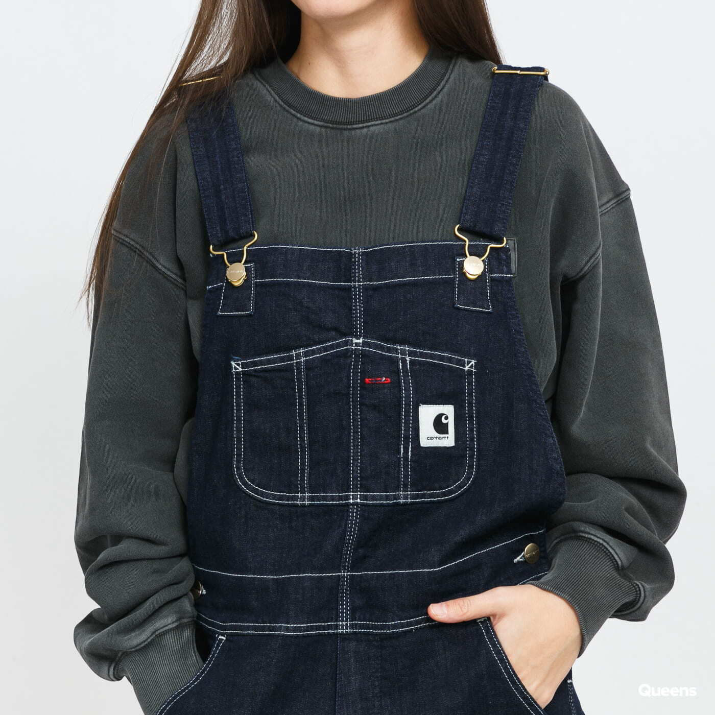 Overalls Carhartt WIP W' Bib Overall blue rinsed