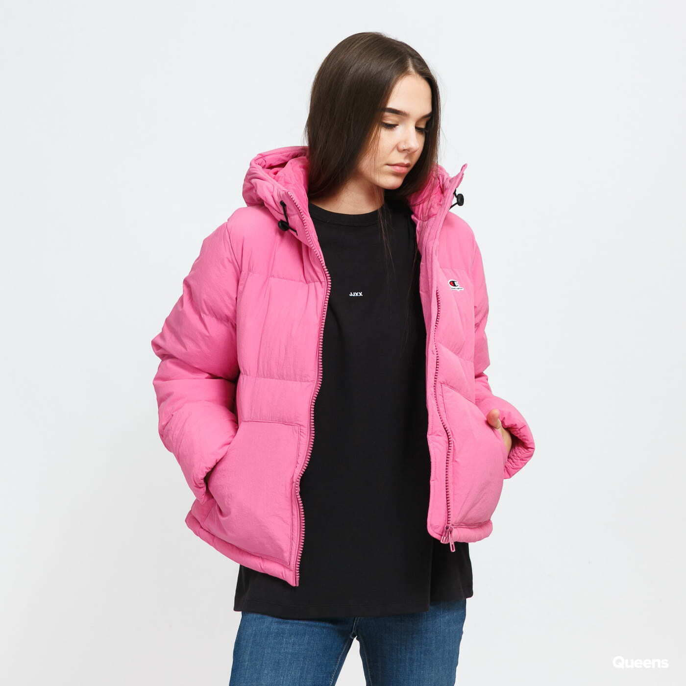 Jackets Champion Hooded Jacket Pink Queens