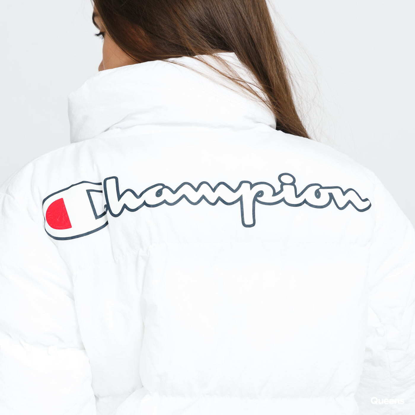 Champion women's white jacket outlet