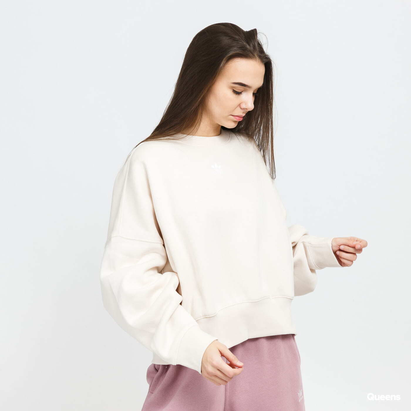 Mikiny adidas Originals Sweatshirt Creamy
