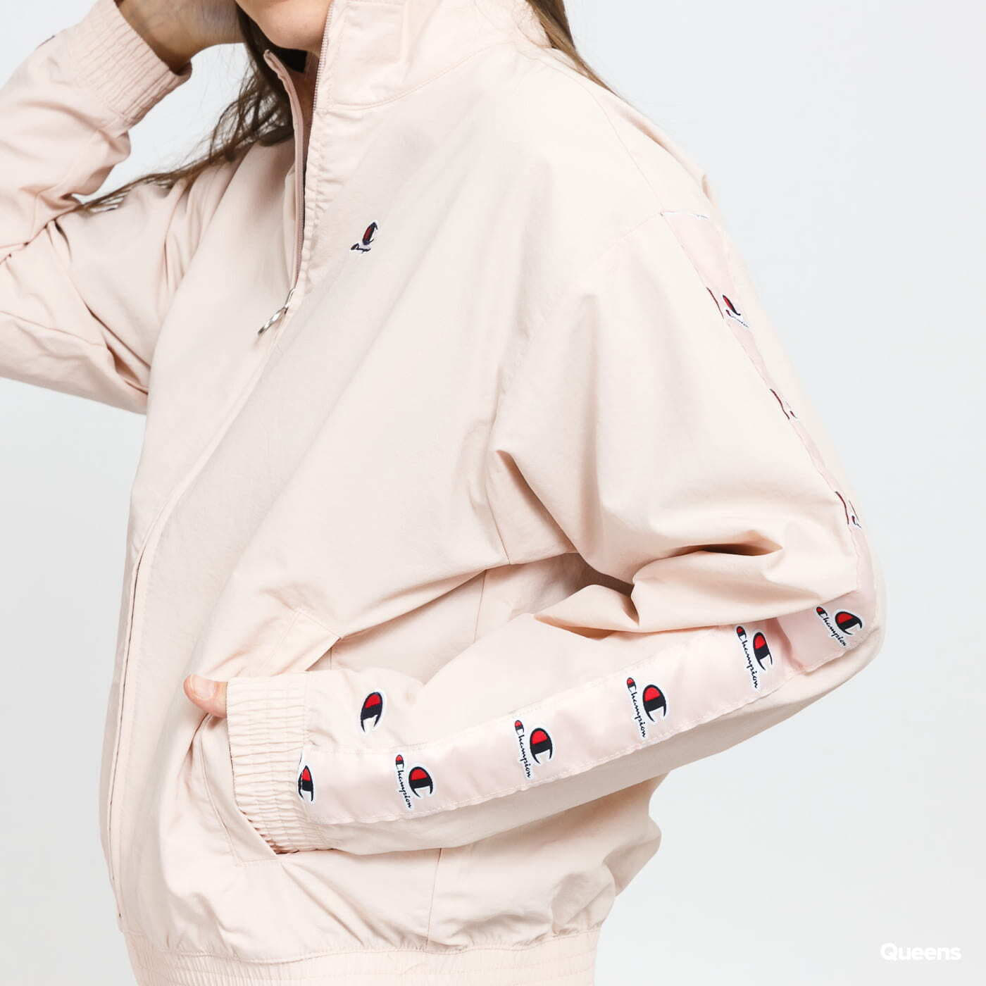 Αντιανεμικά Champion Full Zip Top Light Pink
