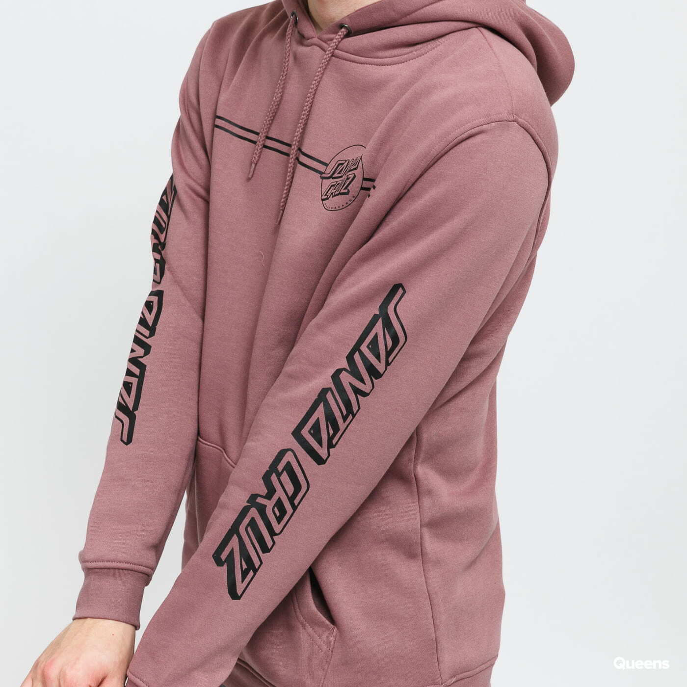 Hoodies and sweatshirts Santa Cruz Opus Dot Stripe Hood Purple Queens
