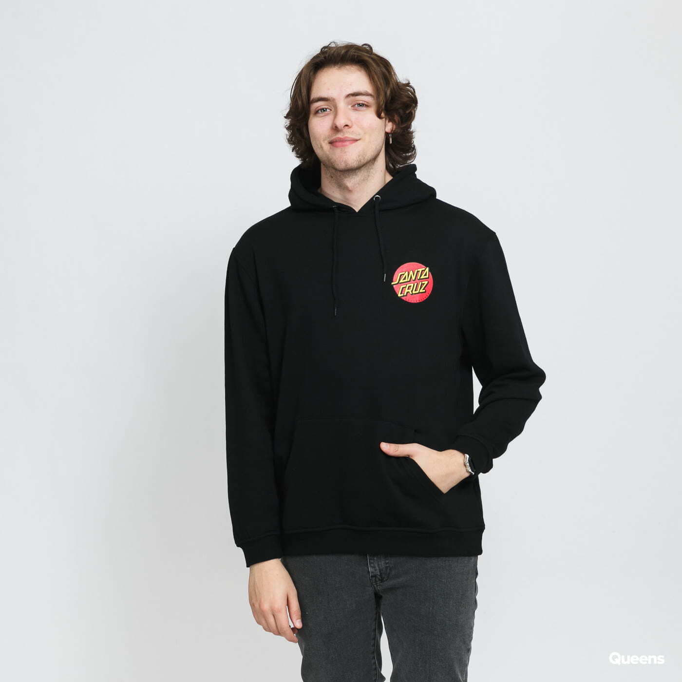 Hoodies and sweatshirts Santa Cruz Classic Dot Chest Hoody Black