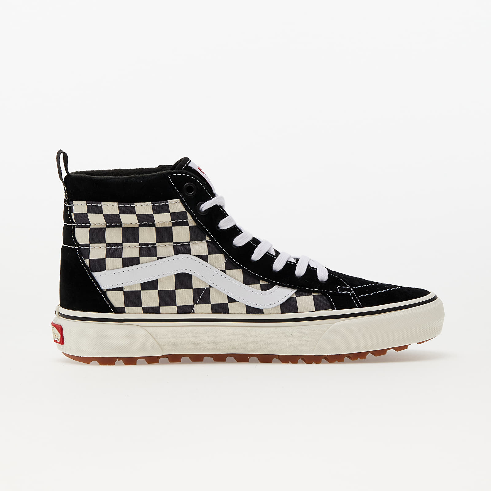 Pánské tenisky a boty Vans SK8 - Hi MTE - 1 Black/ White/ Checkerboard