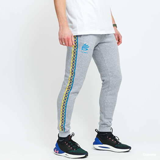 Sweatpants Under Armour Curry Fleece Jogger Melange Grey Queens