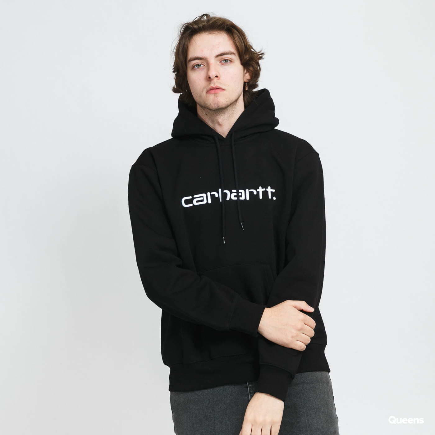 Sweatshirts Carhartt WIP Hooded Carhartt Sweat Black