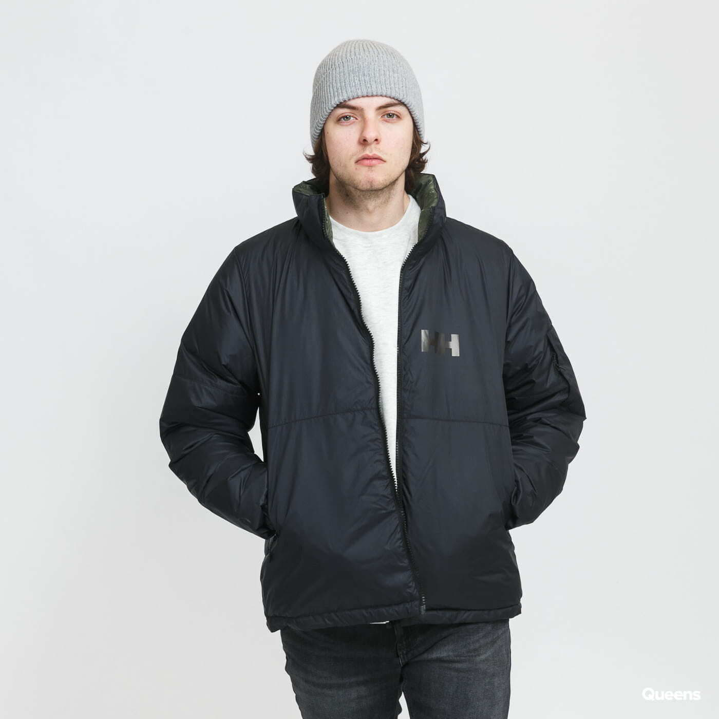 Jakne Helly Hansen Active Reversible Jacket Black/ Green