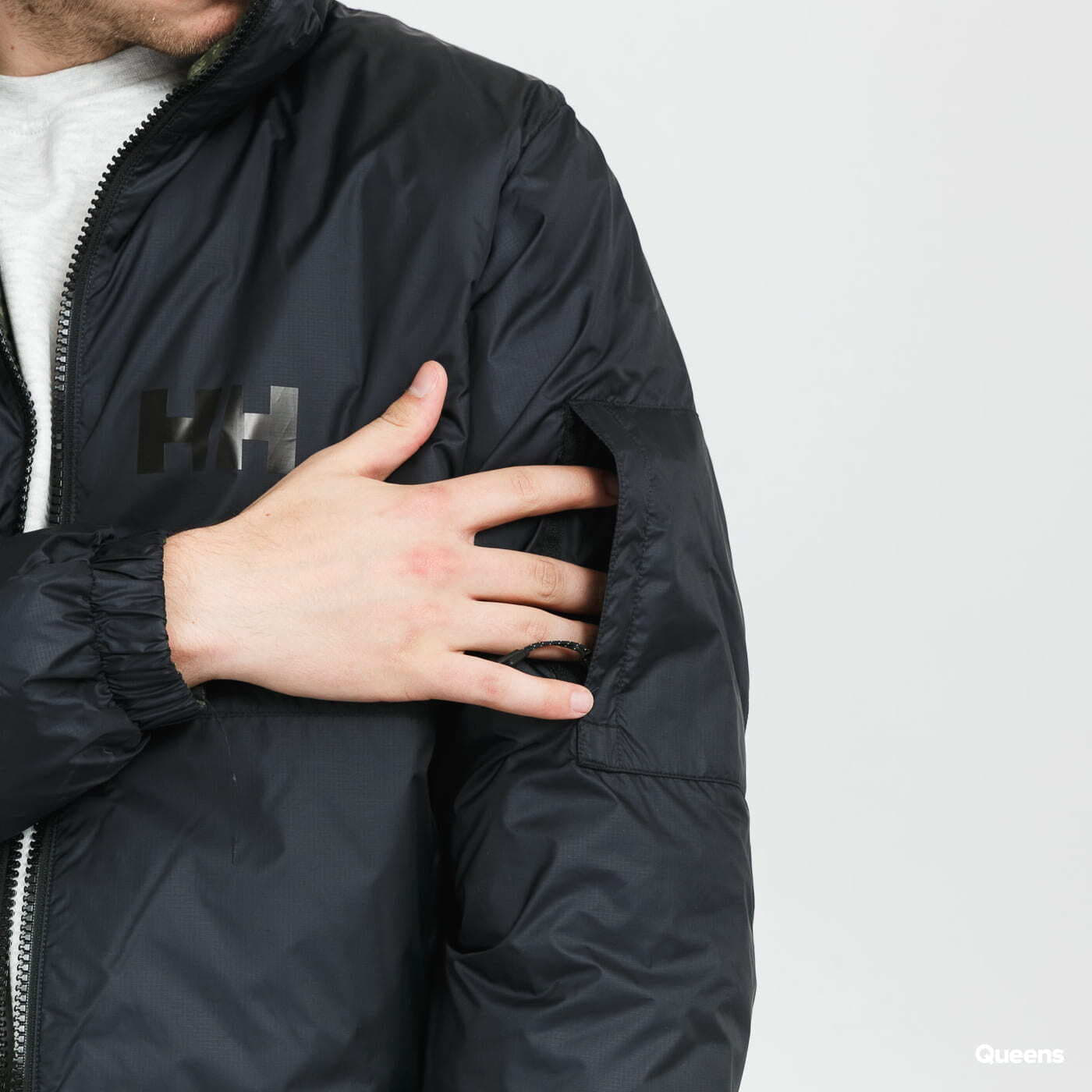 Jakne Helly Hansen Active Reversible Jacket Black/ Green