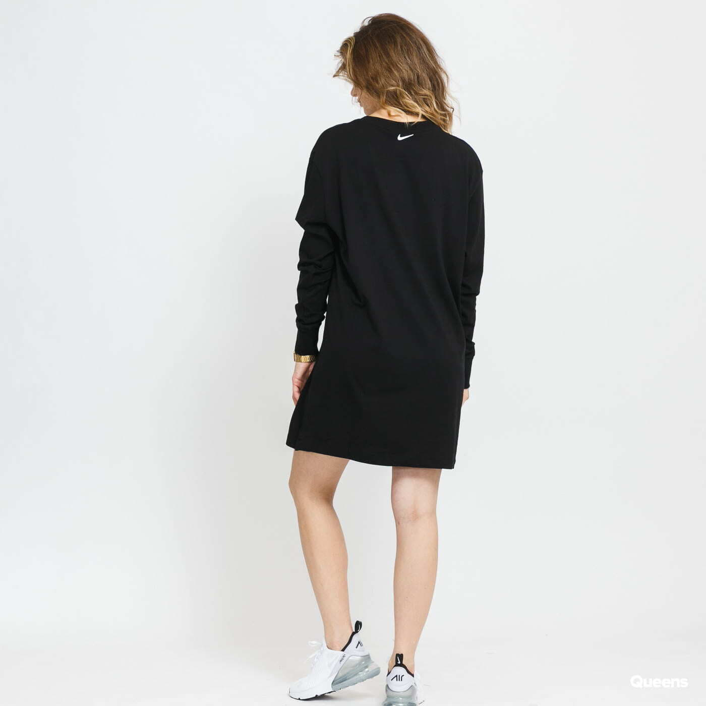 Haljine Nike W NSW LS Dress Print Black