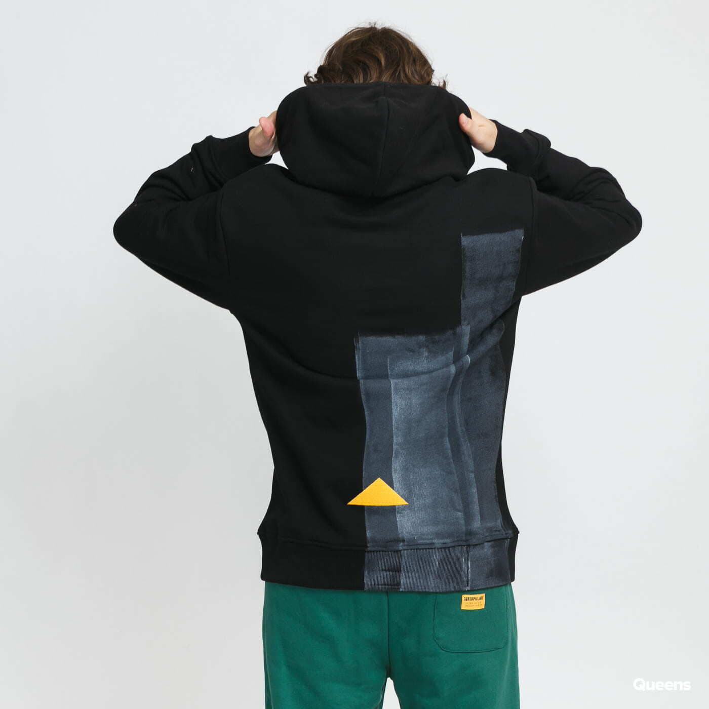 Mikiny CATERPILLAR Painted Hoodie Black