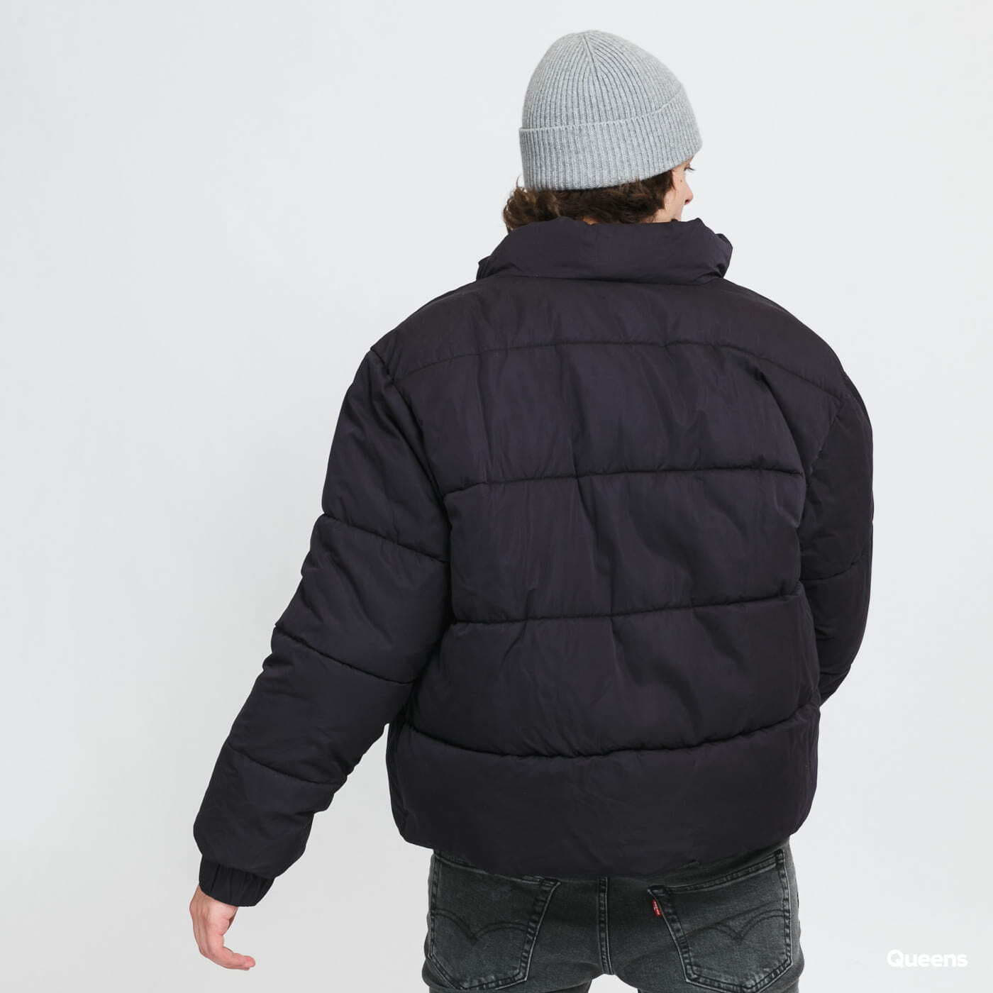 Kurtki Urban Classics Cropped Puffer Jacket Black