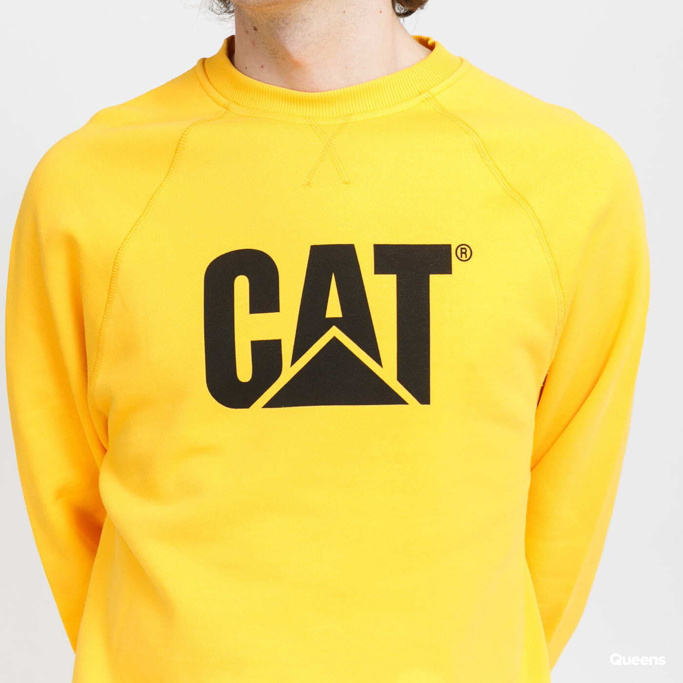 Mikiny CATERPILLAR Tire Footprint Roundneck Yellow