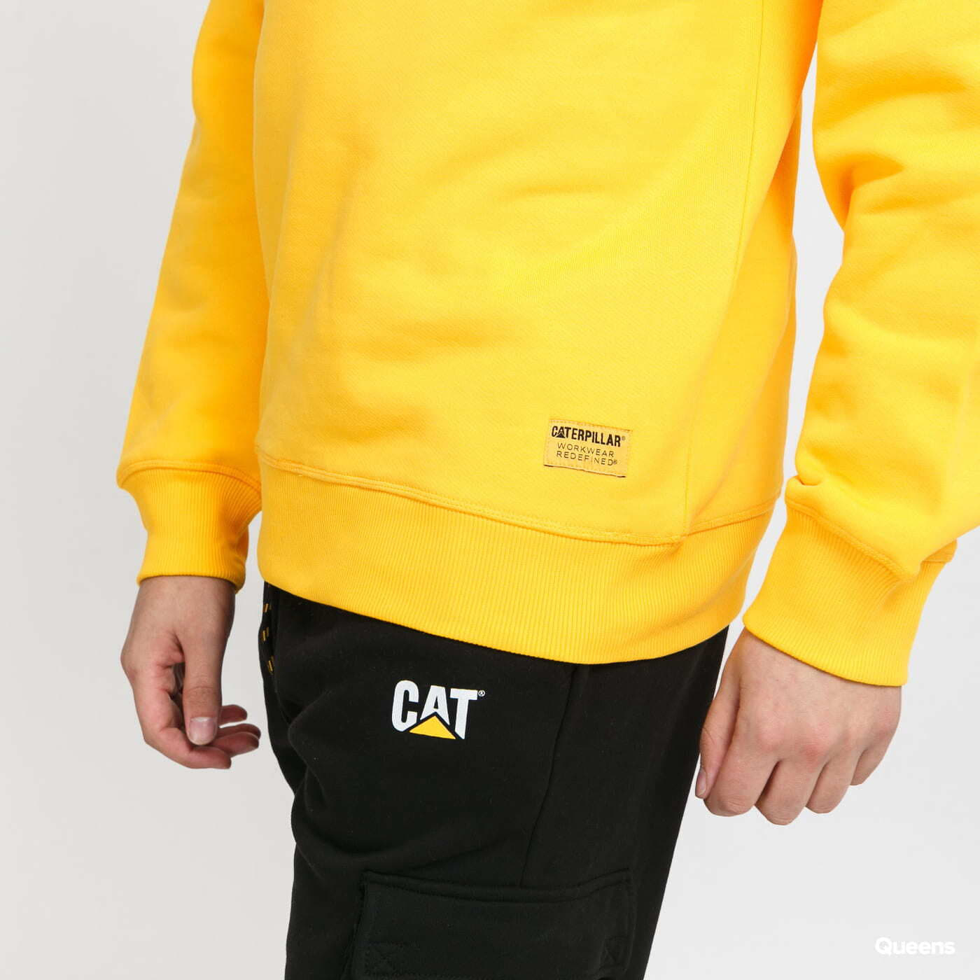 Mikiny CATERPILLAR Tire Footprint Roundneck Yellow