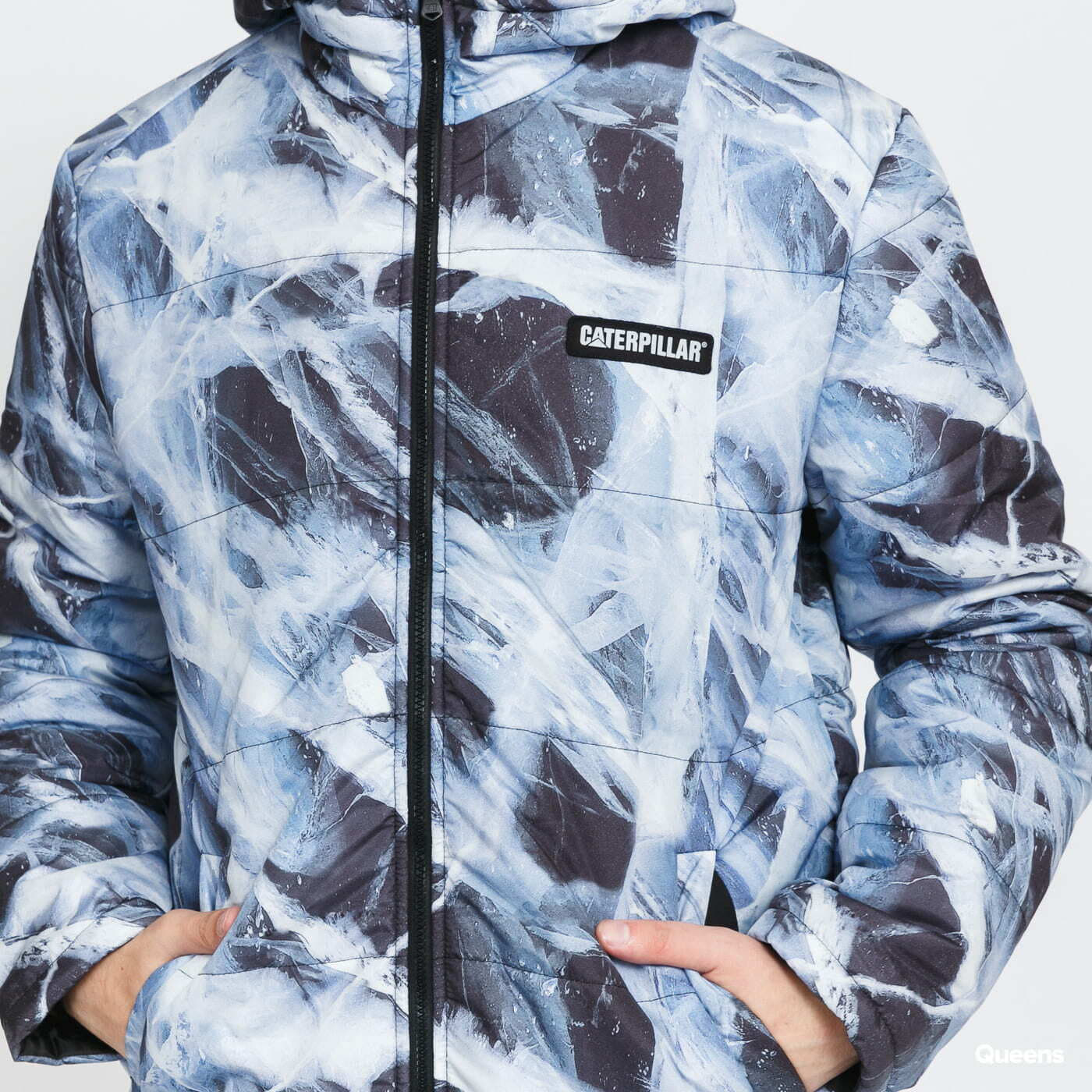 Jassen CATERPILLAR Allover Print Outdoor Jacket Purple/ White/ Black