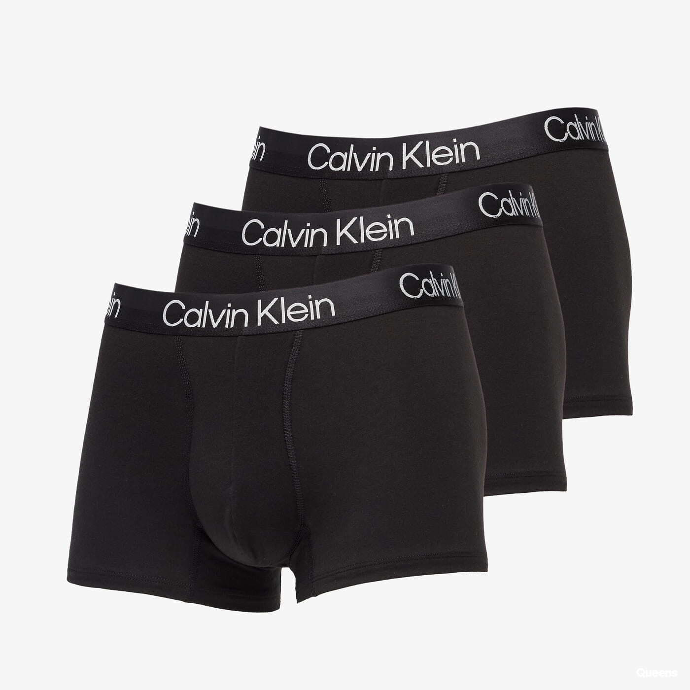 Boxer shorts Calvin Klein 3Pack Modern Structure Trunk černé
